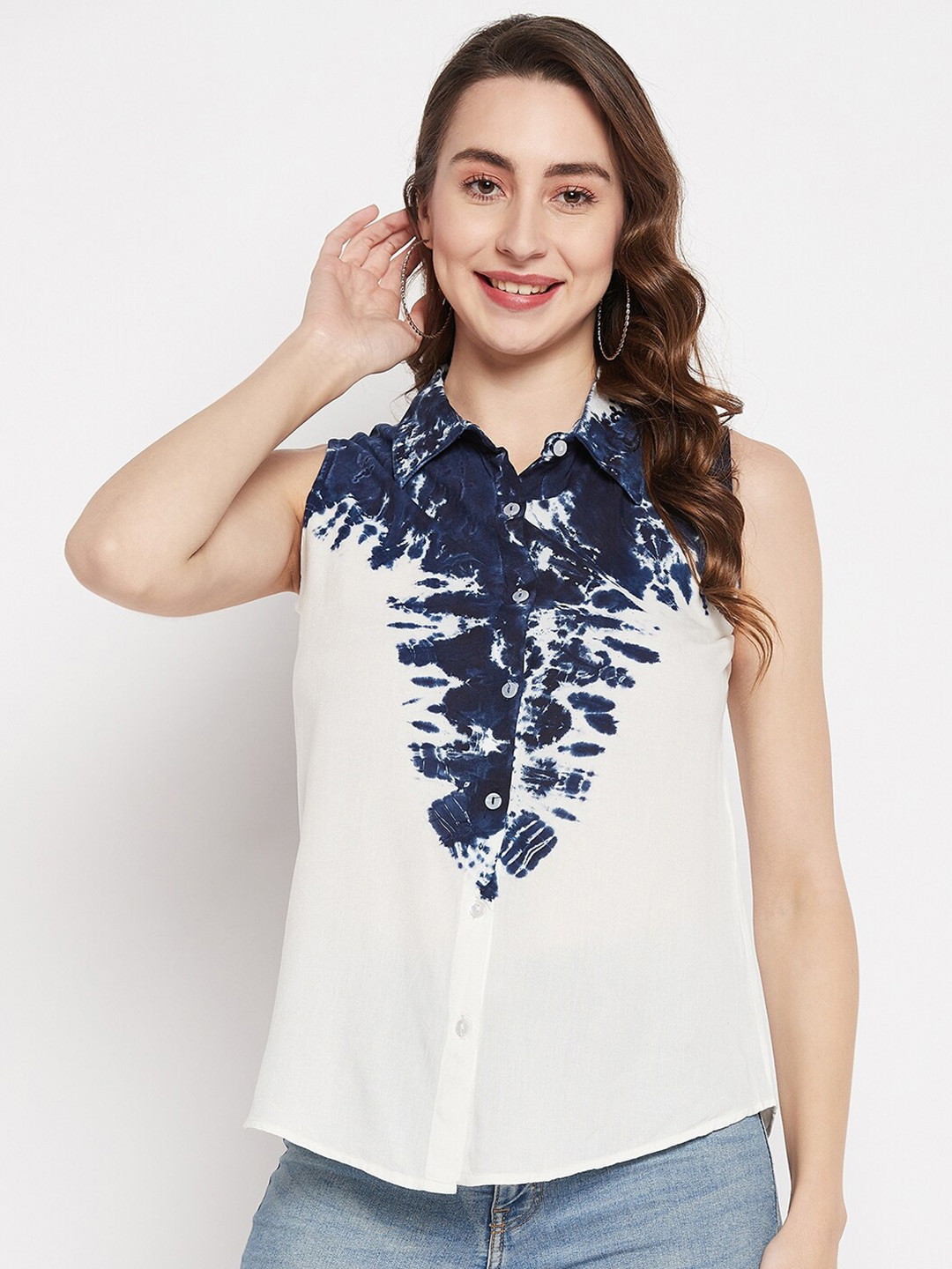 BAESD Tie and Dye Sleeveless Shirt
