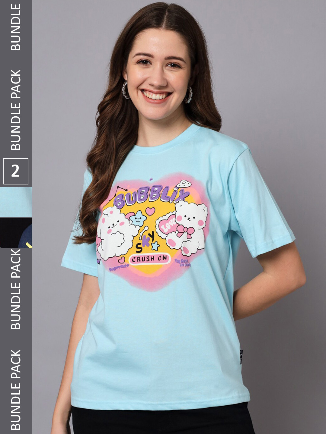 The Dry State Pack Of 2 Graphic Printed Cotton T-Shirt