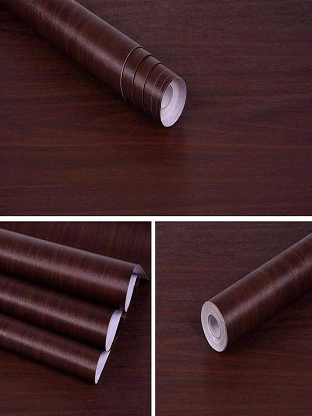 Univocean Brown Furniture Wood Grain Background Waterproof HD Wallpaper