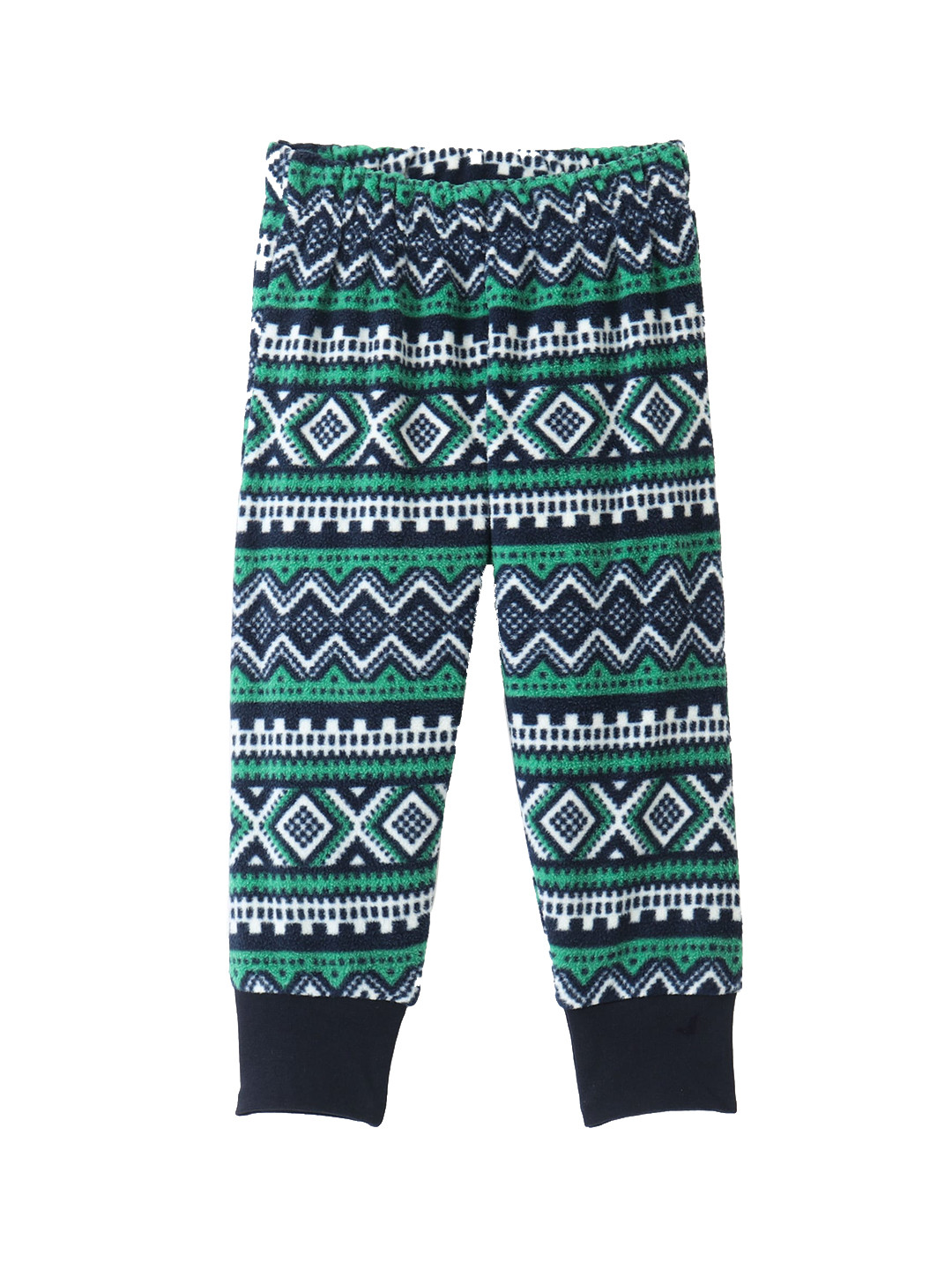 CrayonFlakes Kids Polar Fleece Geometric Printed Joggers