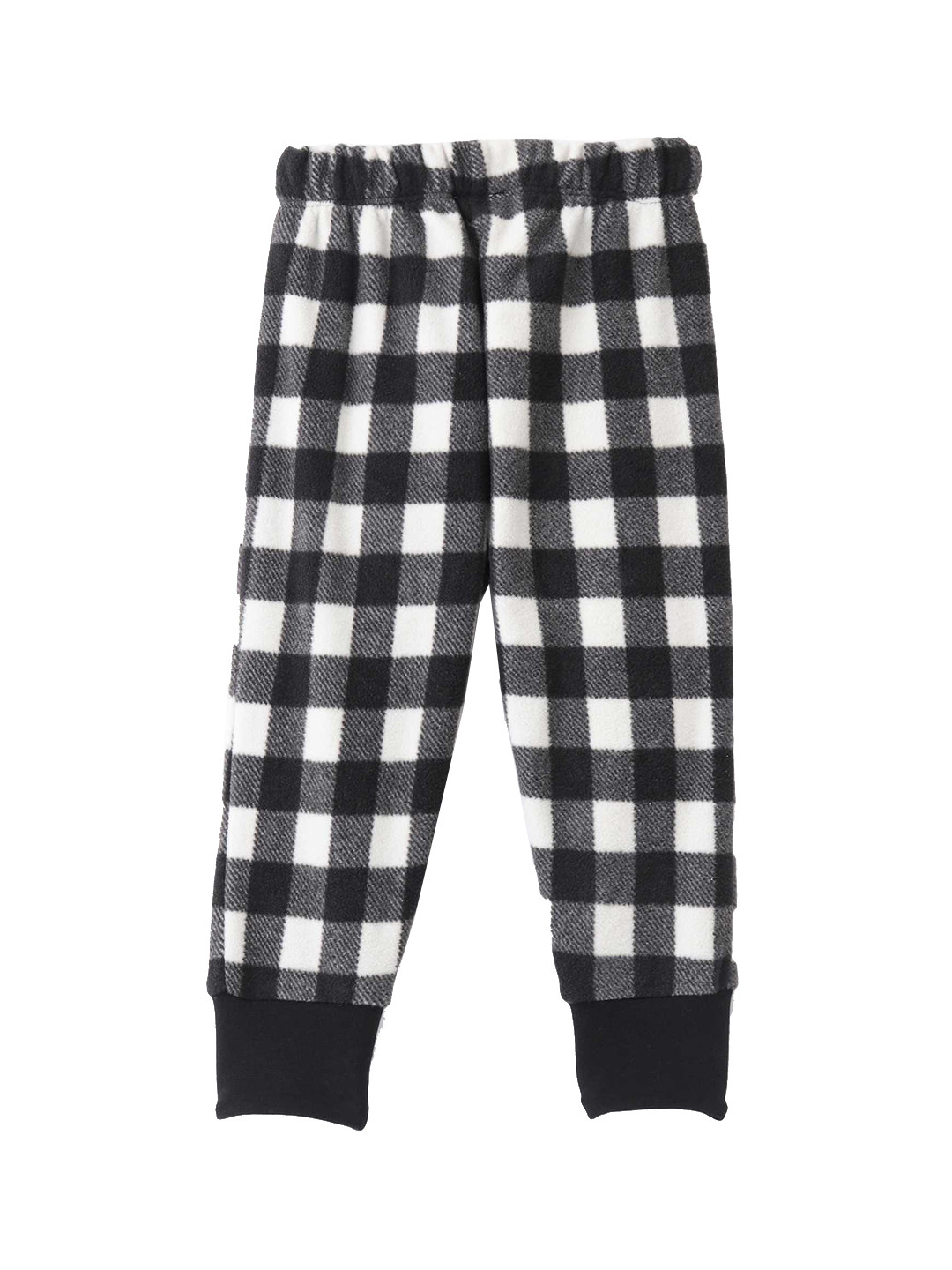 CrayonFlakes Kids Polar Fleece  Checked Joggers