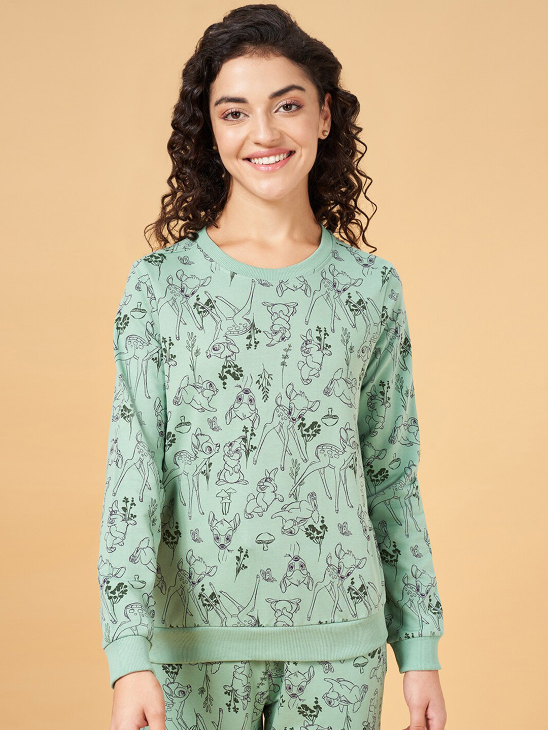 Dreamz by Pantaloons Bambi Printed Cotton Sweatshirt