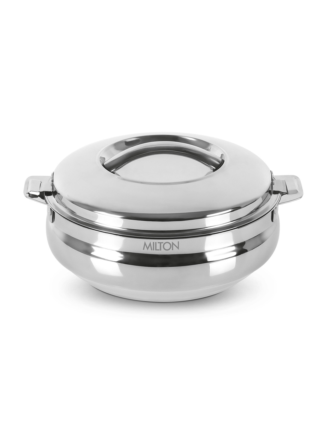 Milton Sphere 2500 Silver Toned Stainless Steel Serving Casserole 2.33 L