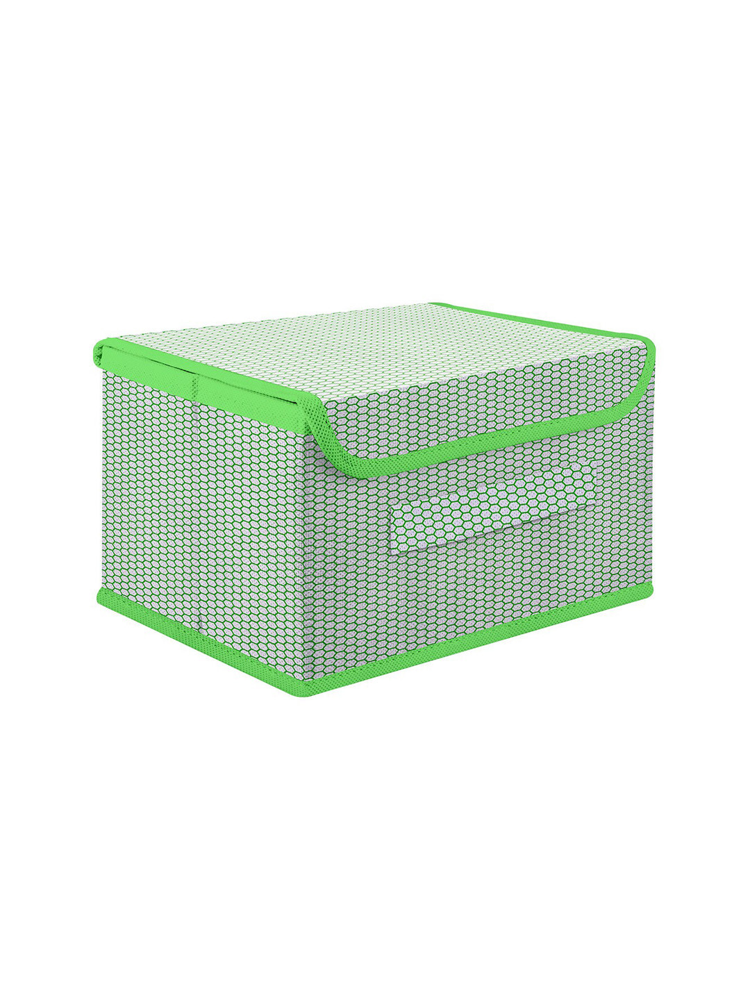 Kuber Industries Green Printed Drawer Organiser