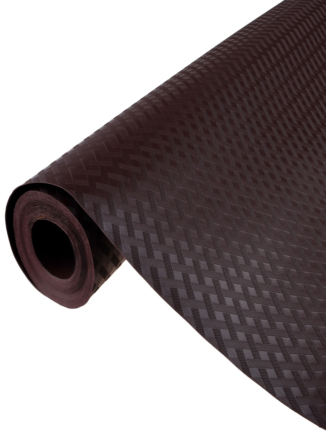 Kuber Industries Brown Anti-skid Textured Shelf Liner Drawer Liner Mat
