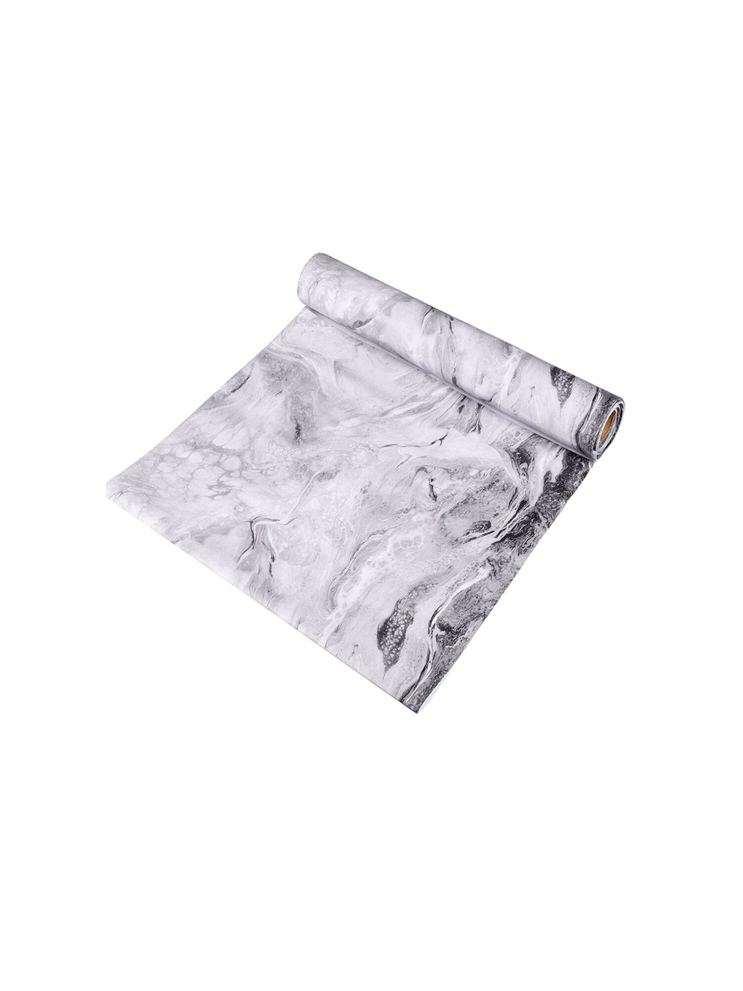 Kuber Industries Gray Printed Anti-Slip Roll Mat Shelf Liner