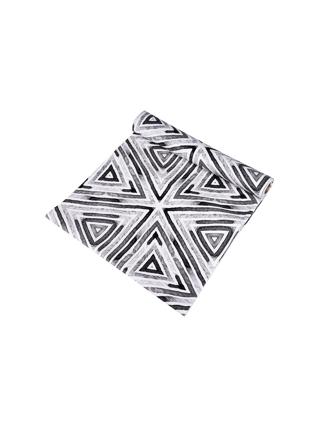 Kuber Industries Gray Printed Anti-Slip Roll Mat Shelf Liner