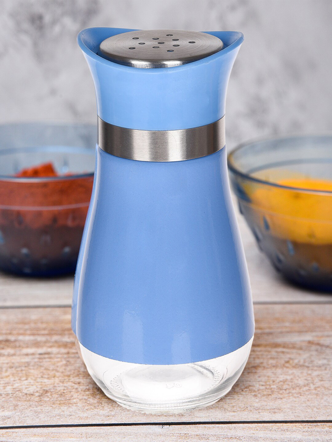 Kuber Industries Blue 2 Pieces Salt Shaker Box