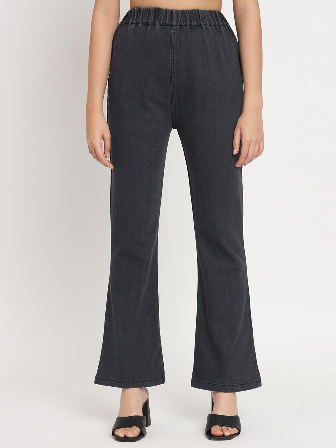 BAESD Women Relaxed Fit Bootcut Cotton Denim Jeggings