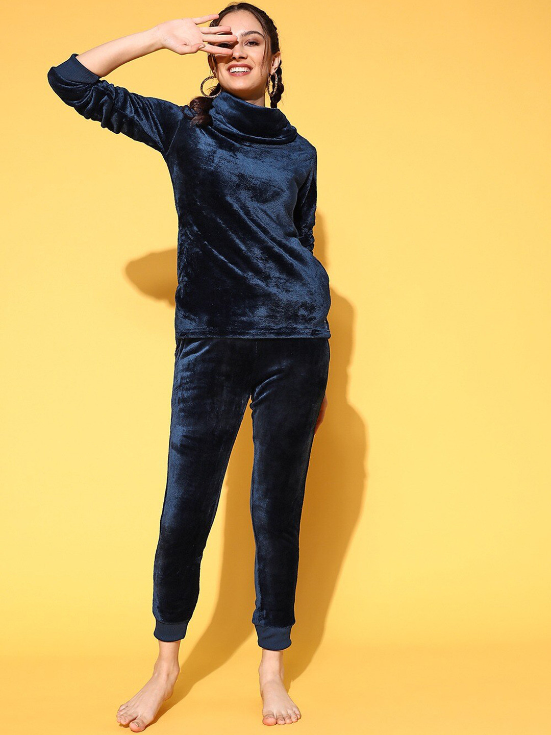 Sweet Dreams Cowl Neck Gathered Night suit