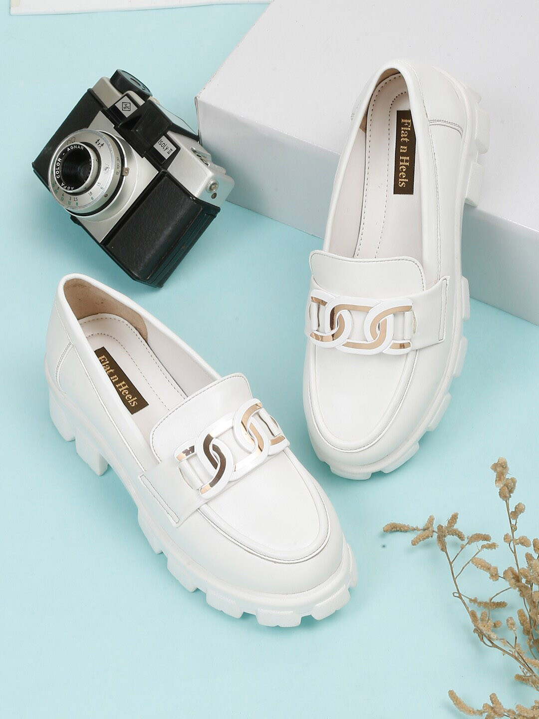 Flat n Heels Women Comfort Insole Loafers