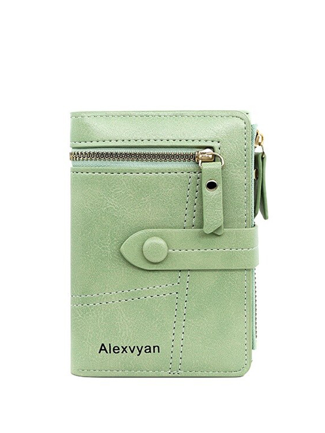 Alexvyan Textured RFID Two Fold Wallet