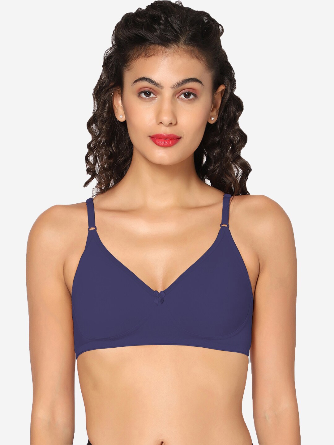 Buy Marks & Spencer Padded Non Wired Full Coverage Super Support Bra -  Black Mix at Rs.1099 online