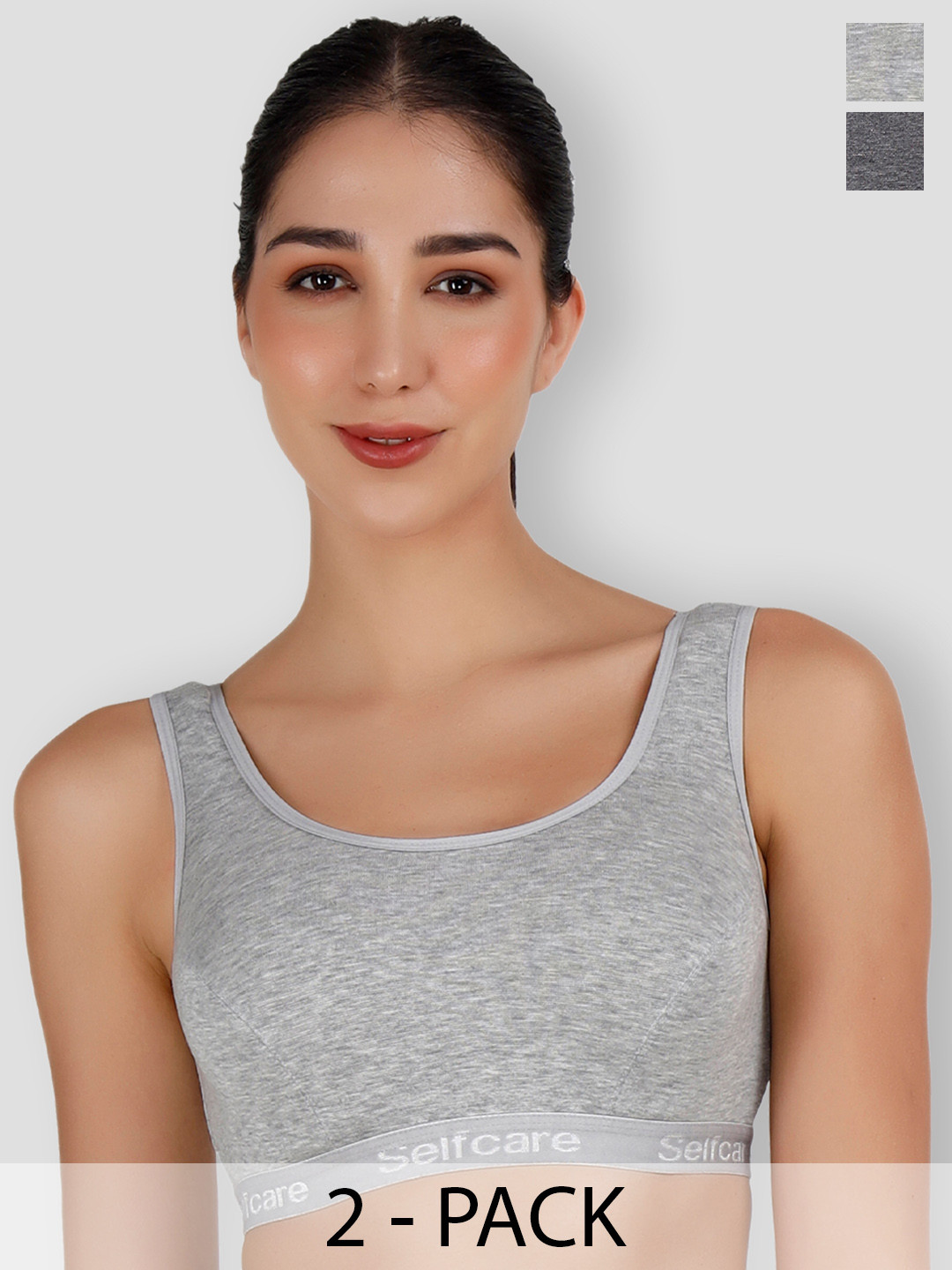 SELFCARE Pack Of 2 Deep Back Thermal Tops