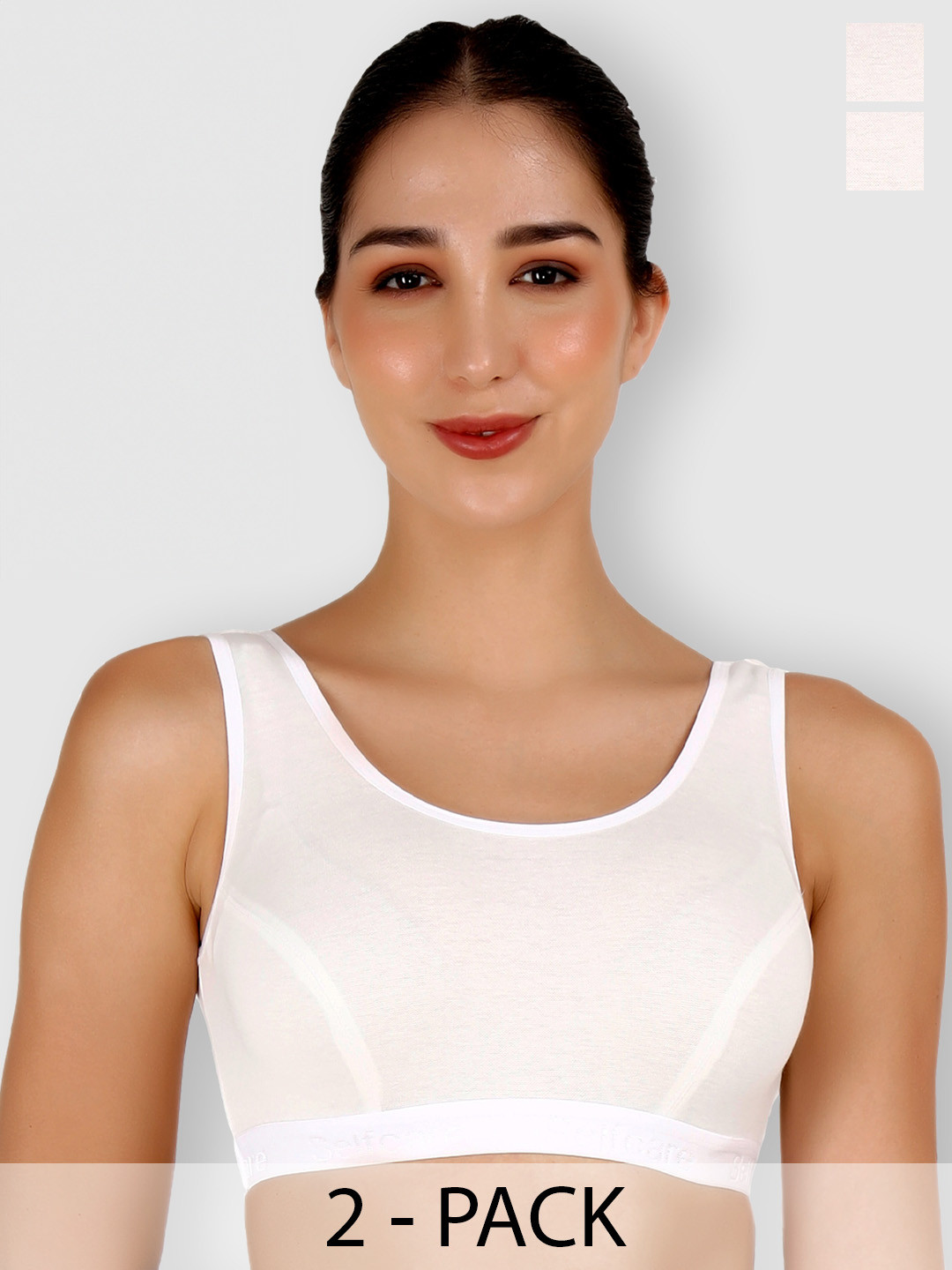 SELFCARE Pack Of 2 Deep Back Thermal Tops