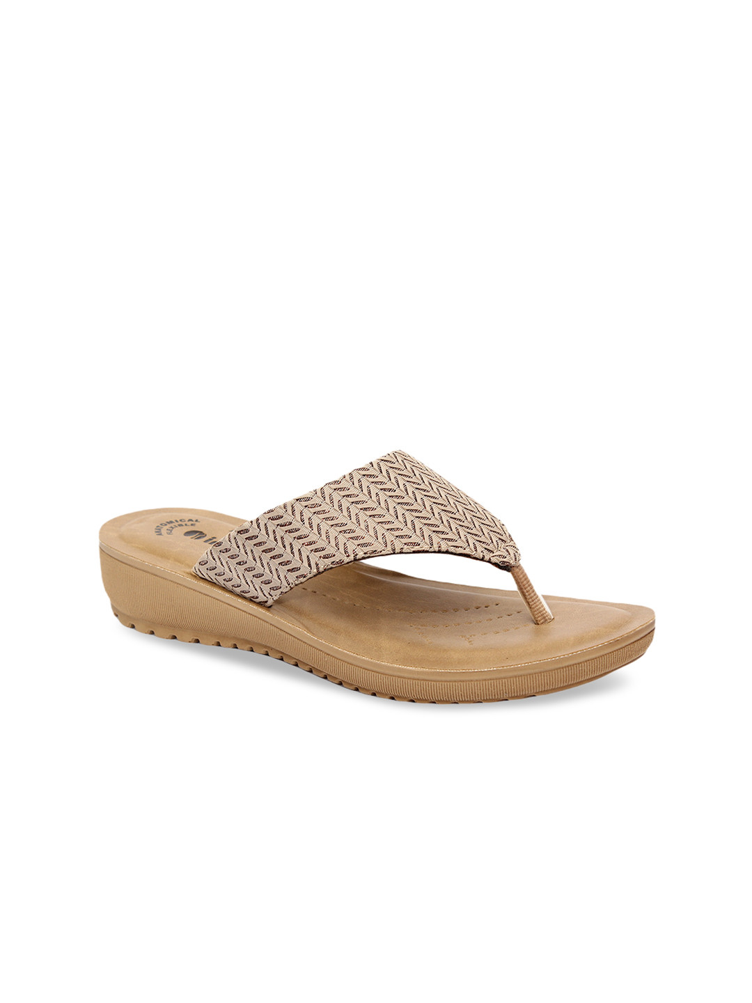 Inblu Shimmered Lightweight & Anti Skid Open Toe Flats