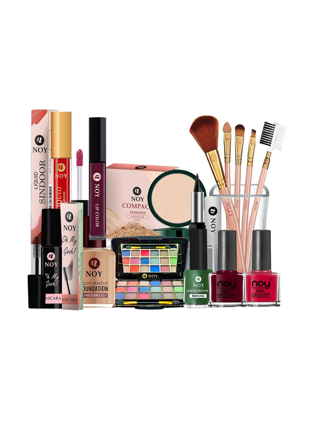NOY Set Of 15 Luxurious Beauty Makeup Gift Combo - 1498