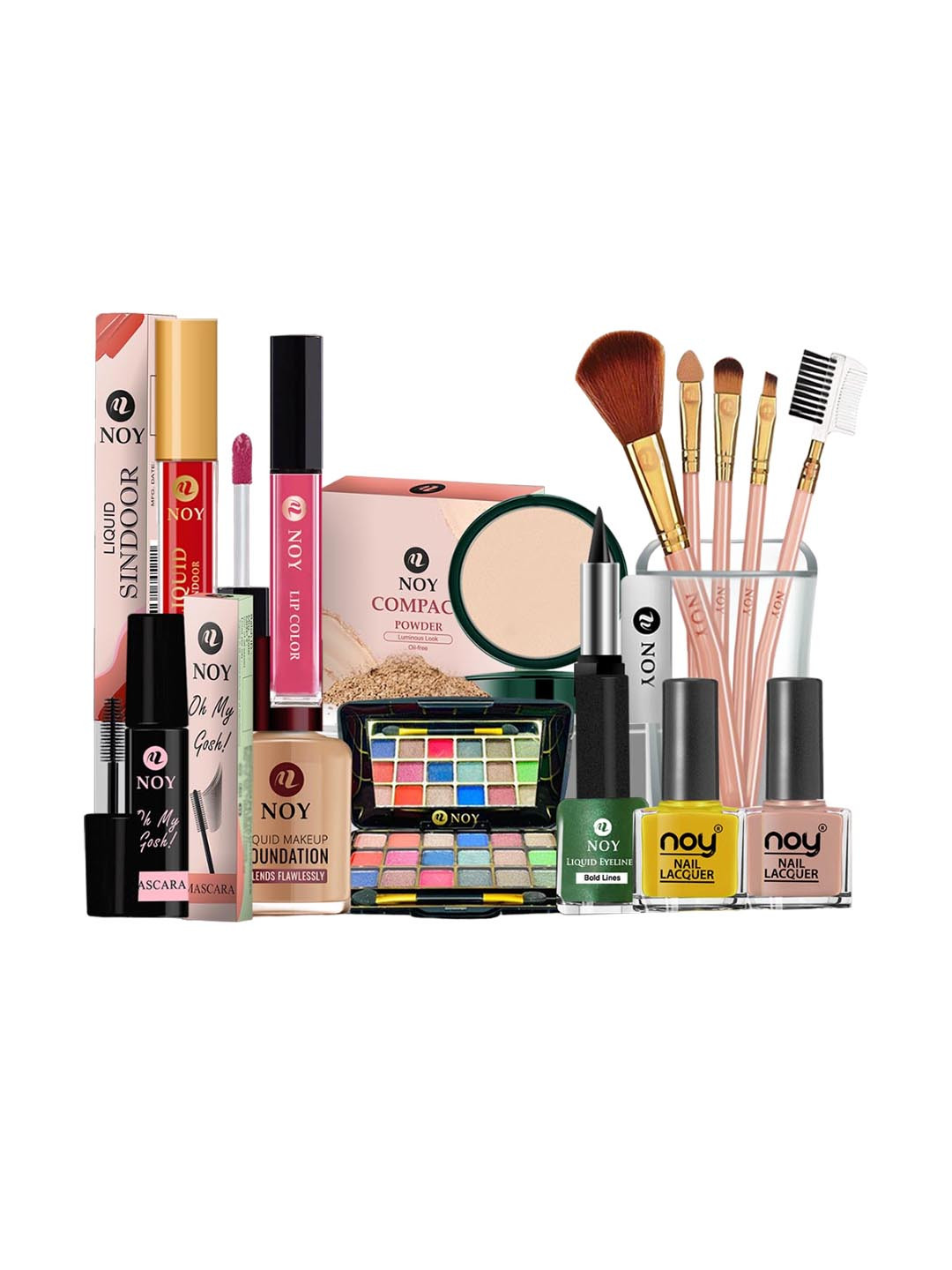 NOY Set Of 15 Luxurious Beauty Makeup Gift Combo - 1451