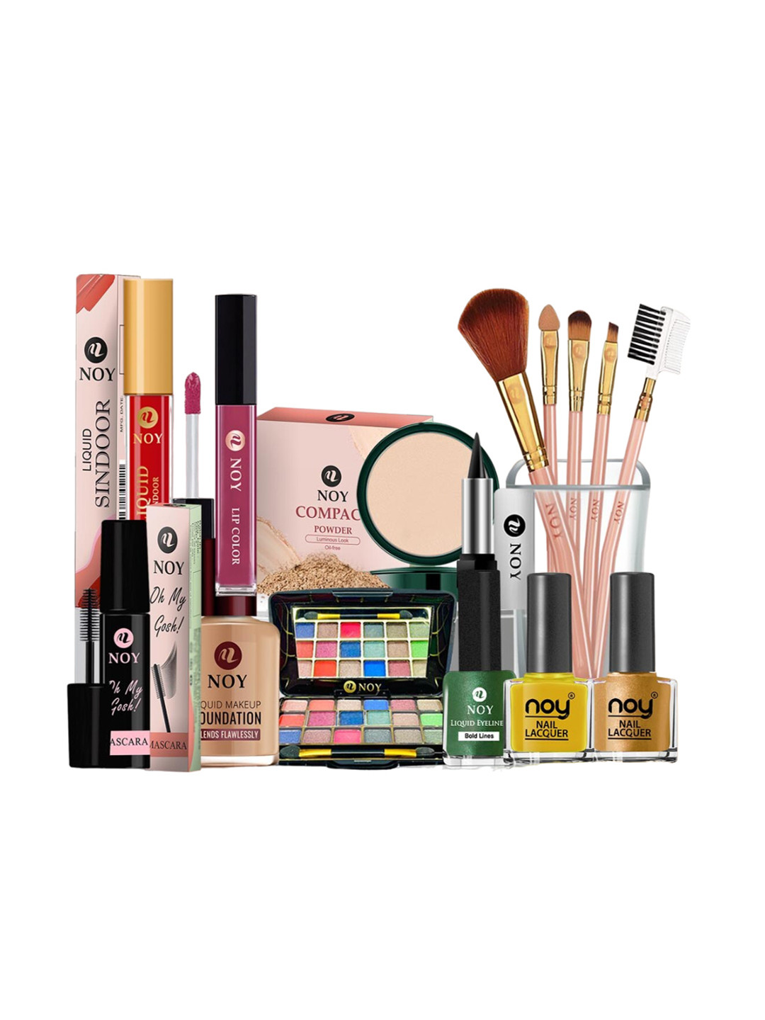 NOY 15Pcs Luxurious Beauty Essentials - Combo No. 1431