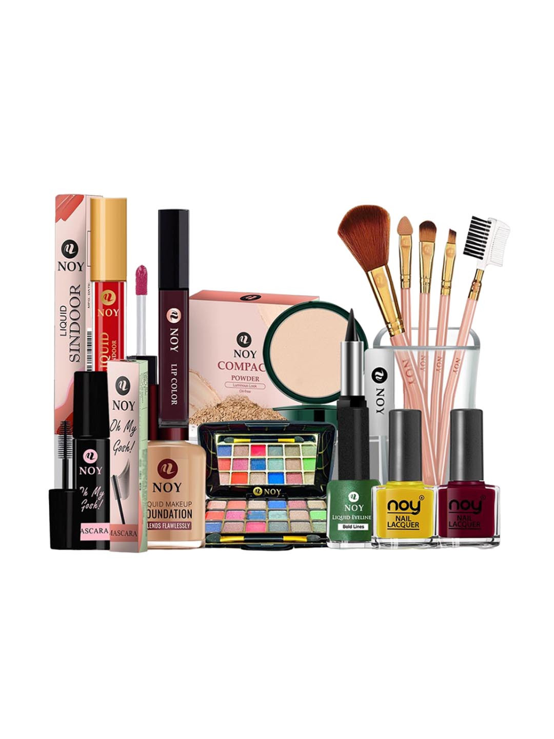 NOY 15Pcs Luxurious Beauty Essentials - Combo No. 1398