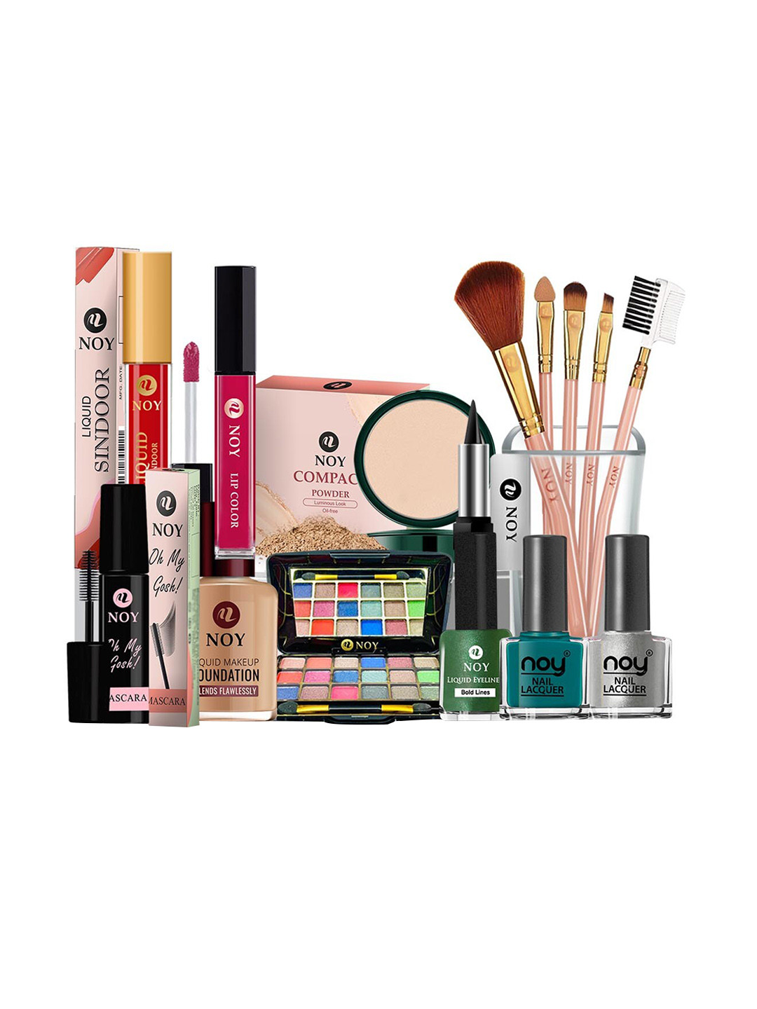 NOY 15Pcs Luxurious Beauty Essentials - Combo No. 1377