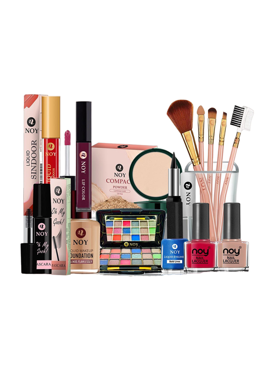 NOY 15Pcs Luxurious Beauty Essentials - Combo No. 1146