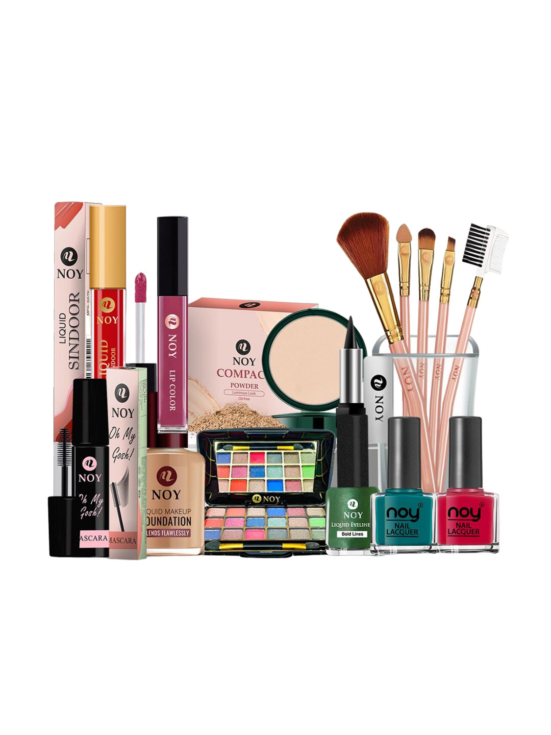 NOY 15Pcs Luxurious Beauty Essentials - Combo No. 1383