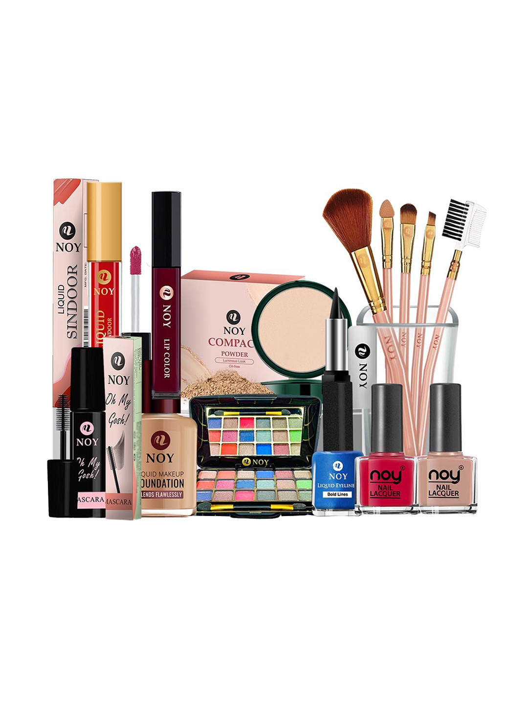 NOY 15Pcs Luxurious Beauty Essentials - Combo No. 1152