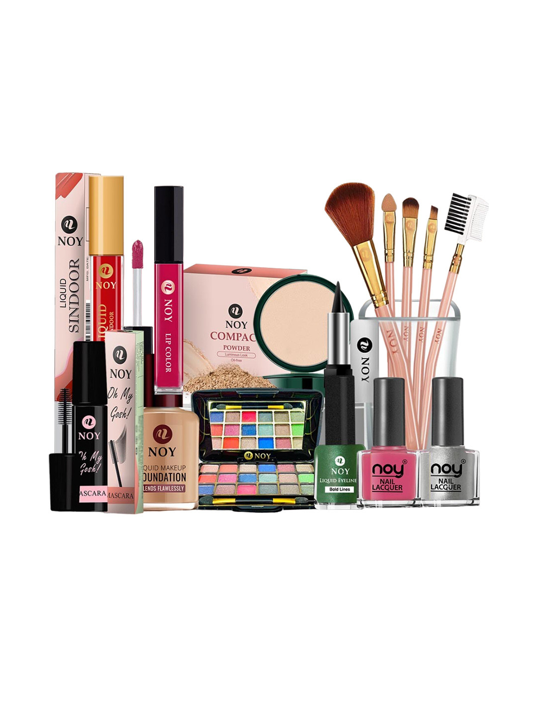 NOY 15Pcs Luxurious Beauty Essentials - Combo No. 1305