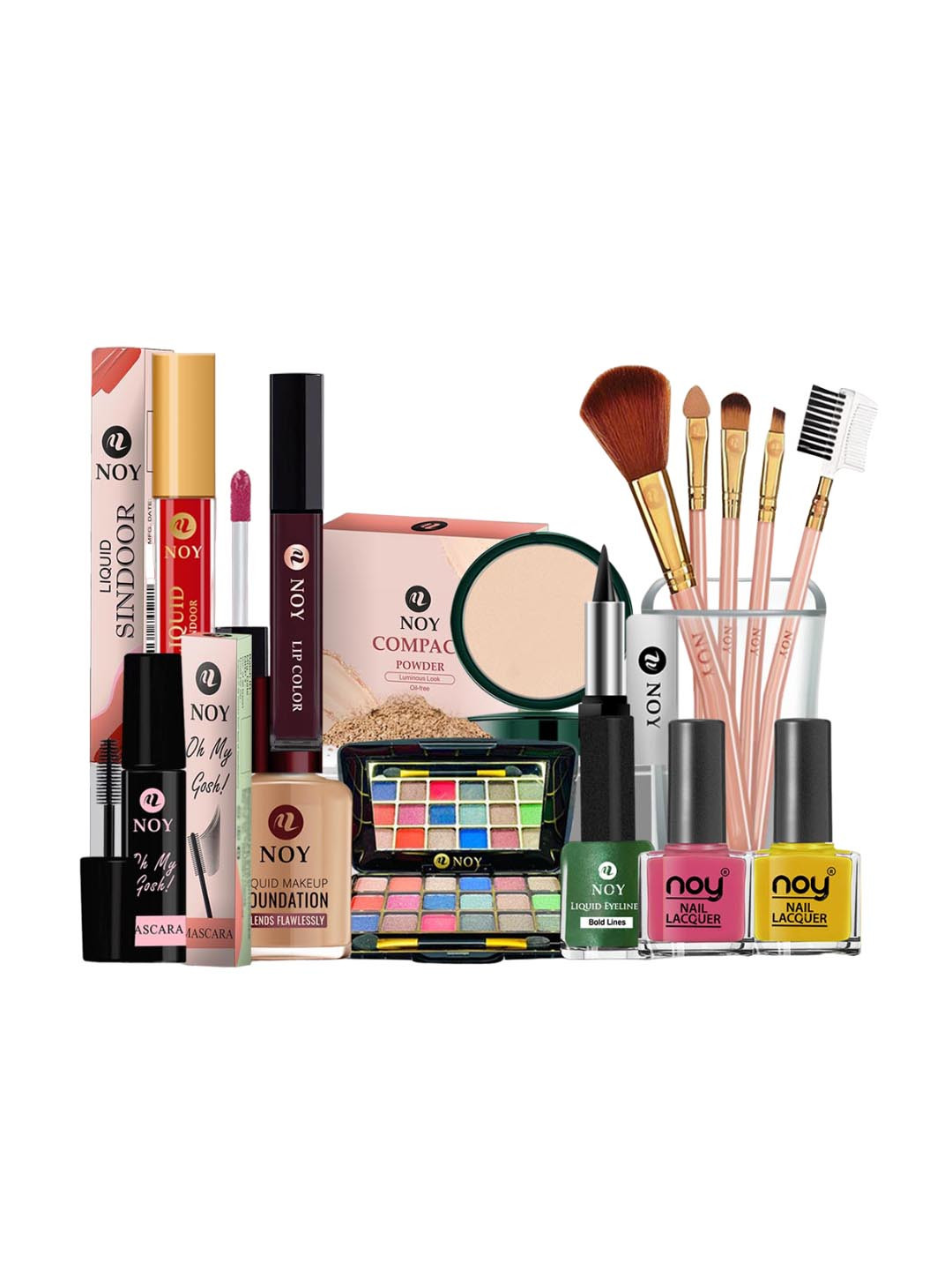 NOY Marvel- 15Pcs Makeup Combo- Stunning Combination For Beauty Marvels- Combo No 1254