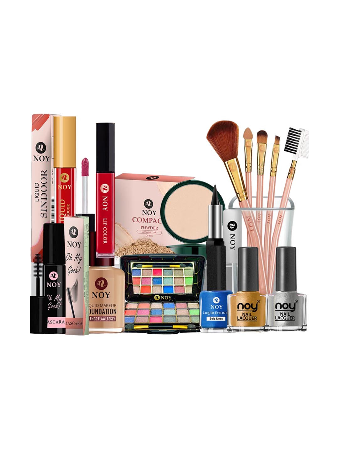 NOY 15-Pcs Makeup Gift Enchant: Mesmerizing Duo For Enchanting Beauty NO#1109