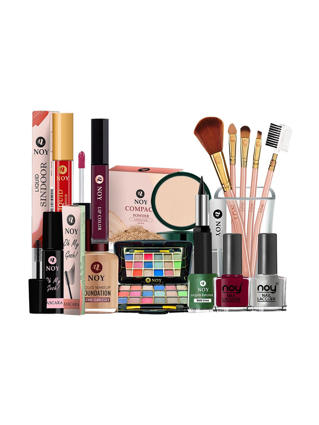 NOY 15Pcs Luxurious Beauty Essentials - Combo No. 1538