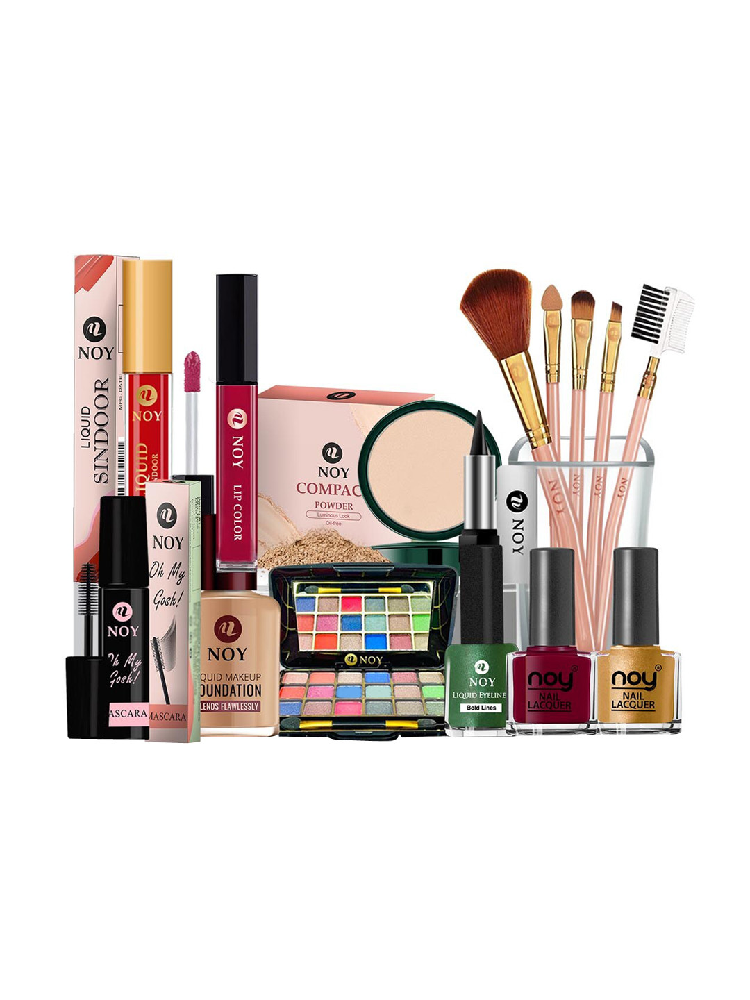 NOY Marvel: 15Pcs Makeup Combo-Stunning Combination For Beauty Marvels - Combo No 1532