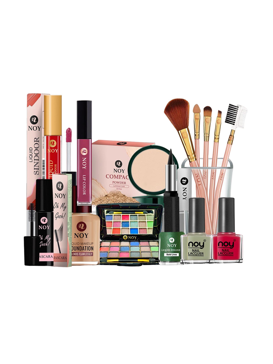 NOY Magic 15Pcs Makeup Combo-The Ultimate Beauty Power Duo - Combo No 1591