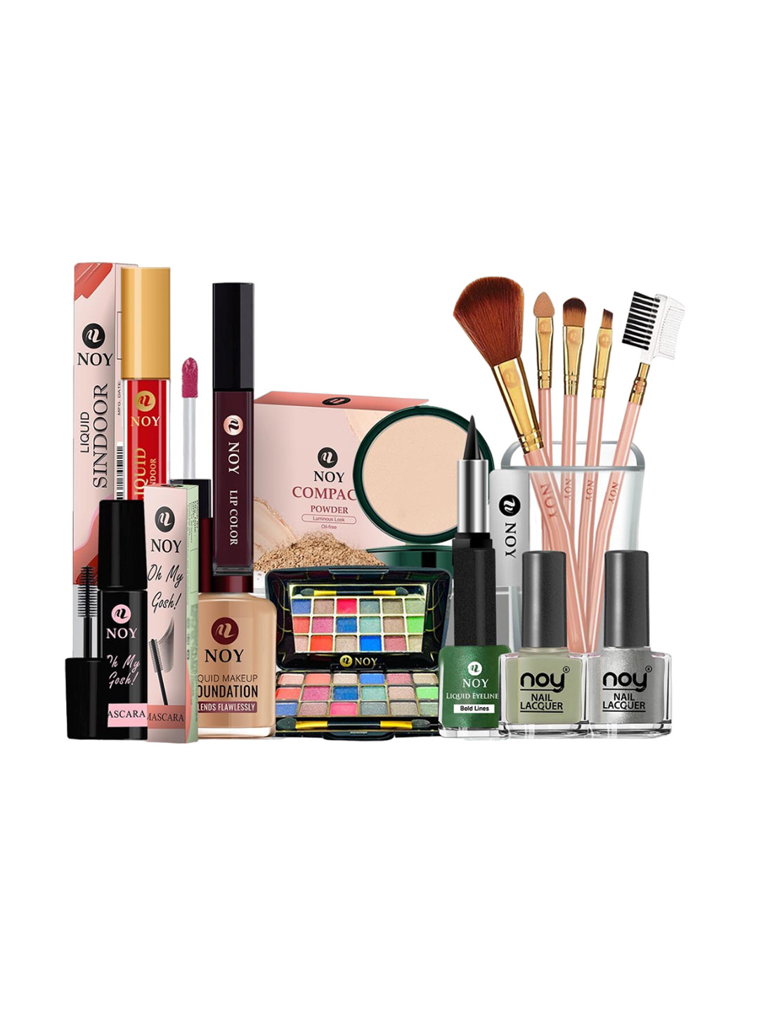 NOY Glamour Makeup Combo - Red Carpet Ready With Glamorous Pairings - Combo No 1582