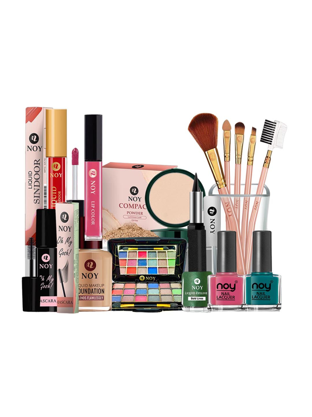 NOY 15Pcs Luxurious Beauty Essentials - Combo No. 1243