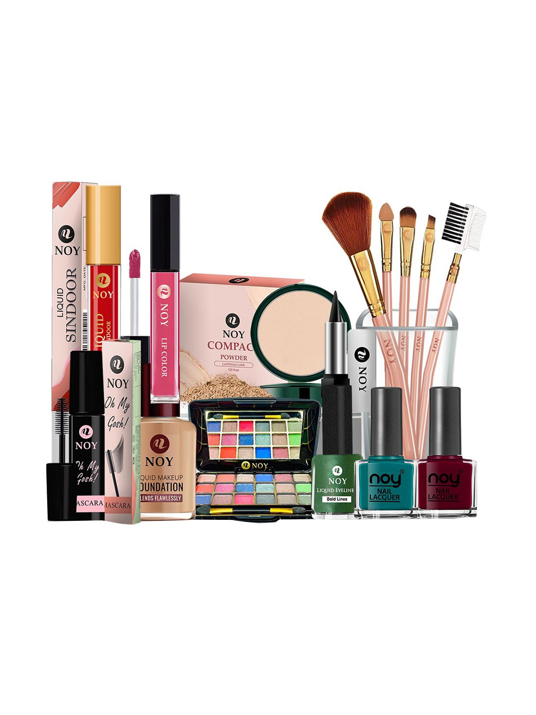 NOY 15Pcs Luxurious Beauty Essentials - Combo No. 1331