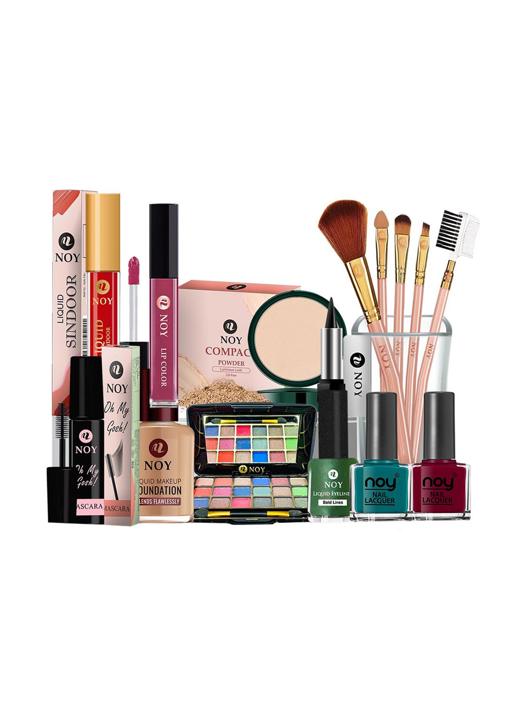 NOY 15Pcs Luxurious Beauty Essentials - Combo No. 1343