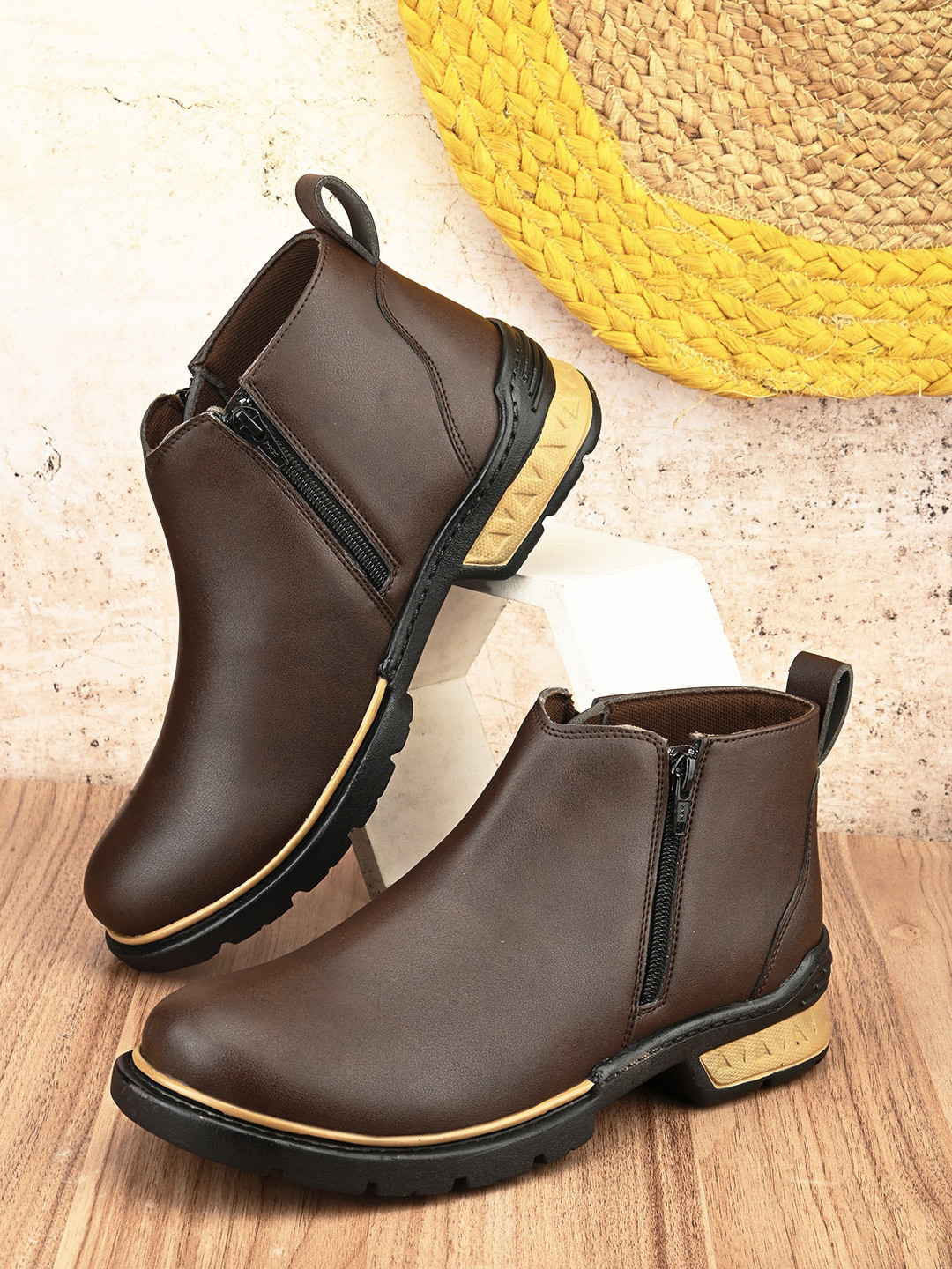 Killer Men Faux Leather Casual Slip-On Boots