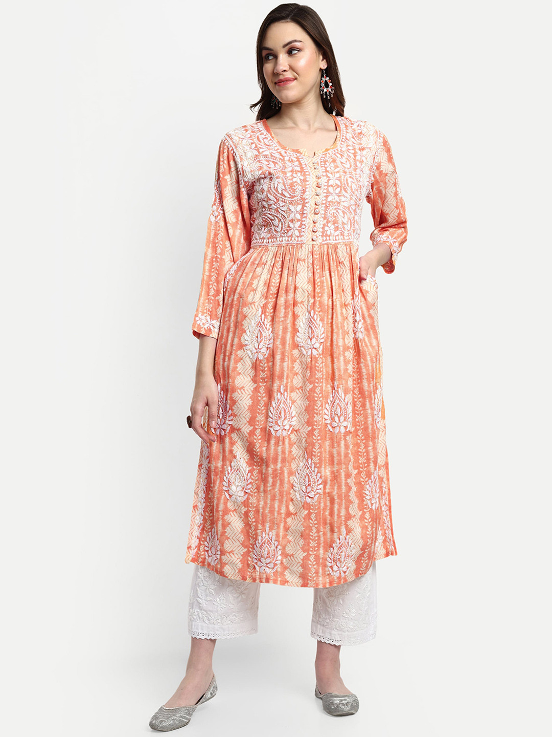 Indiankala4u Chikankari Kurta