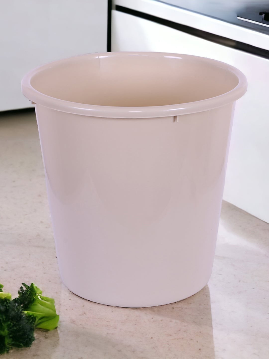 Kuber Industries Beige 2 Pieces Garbage Dustbins 10 L Each