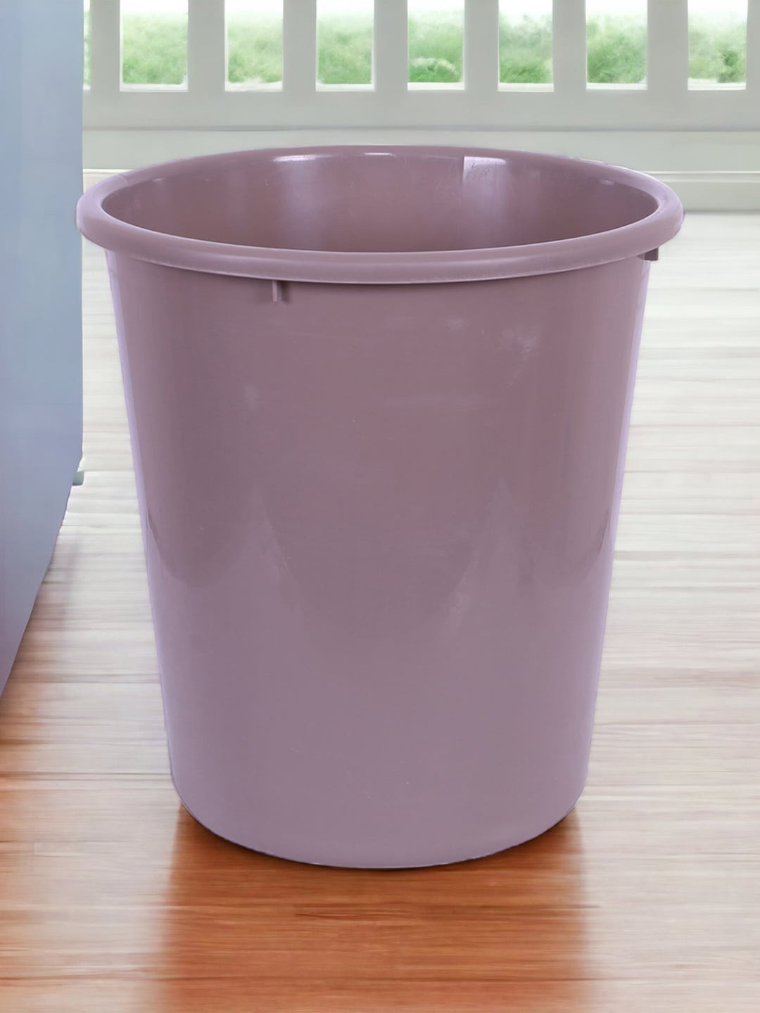 Kuber Industries Lavender & Purple 3 Pieces Plastic Garbage Dustbins - 10 L Each