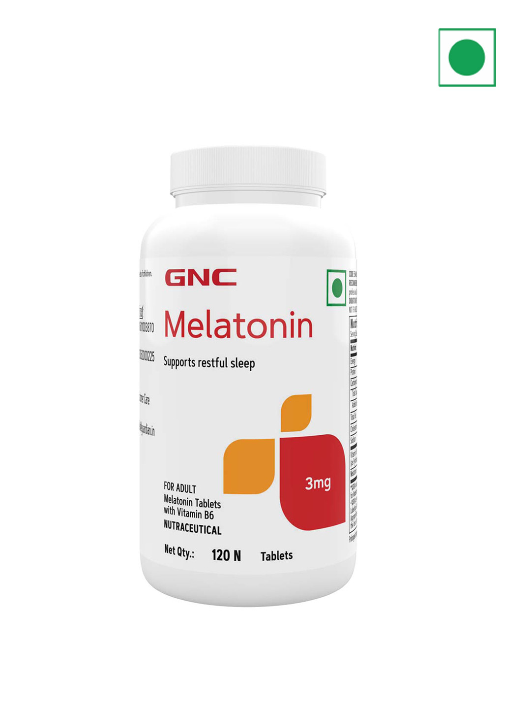 GNC Melatonin Timed Release Tablets With Vitamin B6 - 120 Tablets