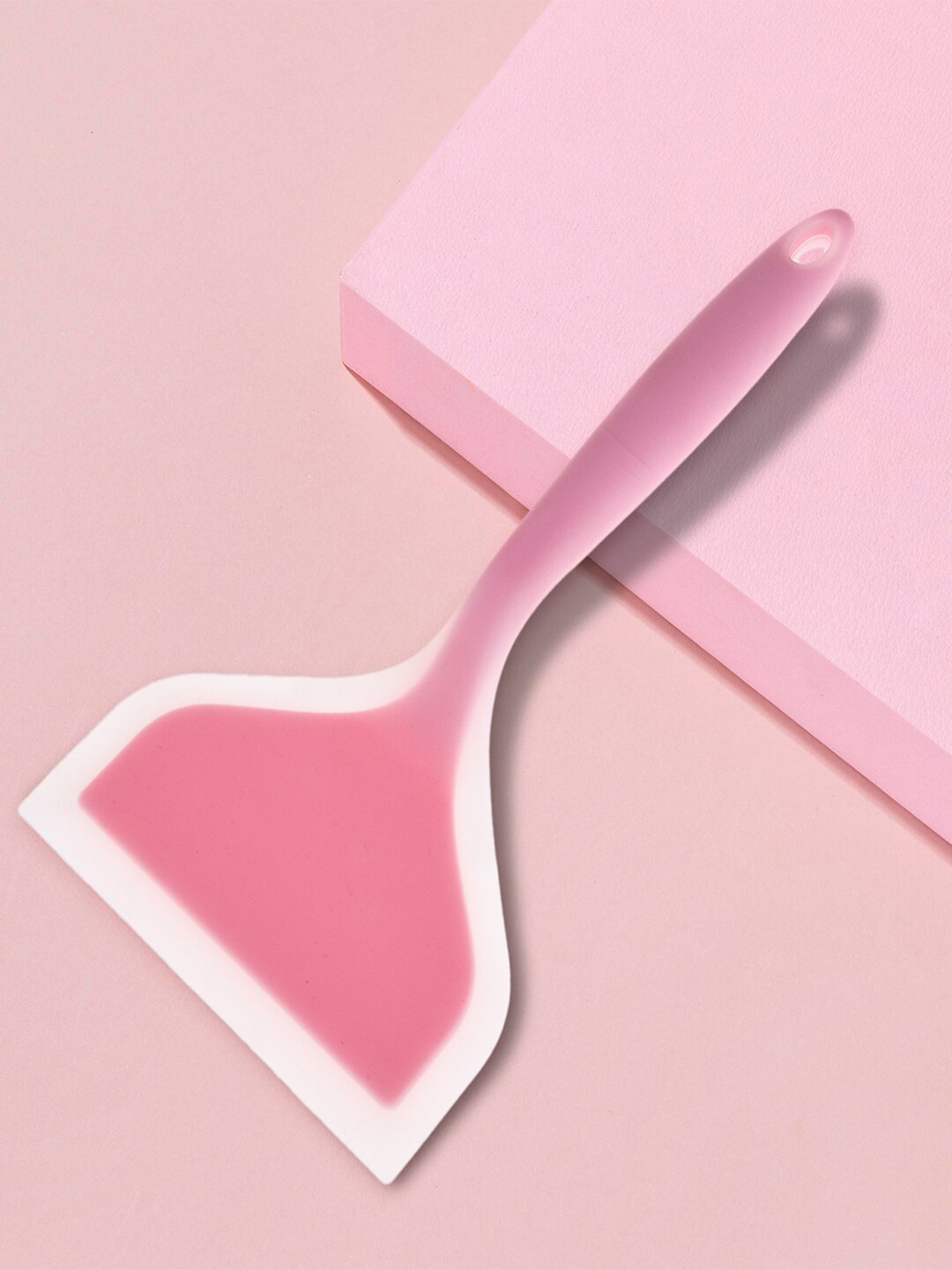 Kuber Industries Green & Pink 3 Pieces Wide Spatula Turners