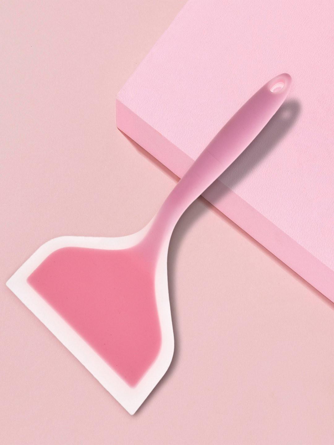 Kuber Industries Pink & White 3 Picees Wide Turner Omelette Spatula Kitchen Tools