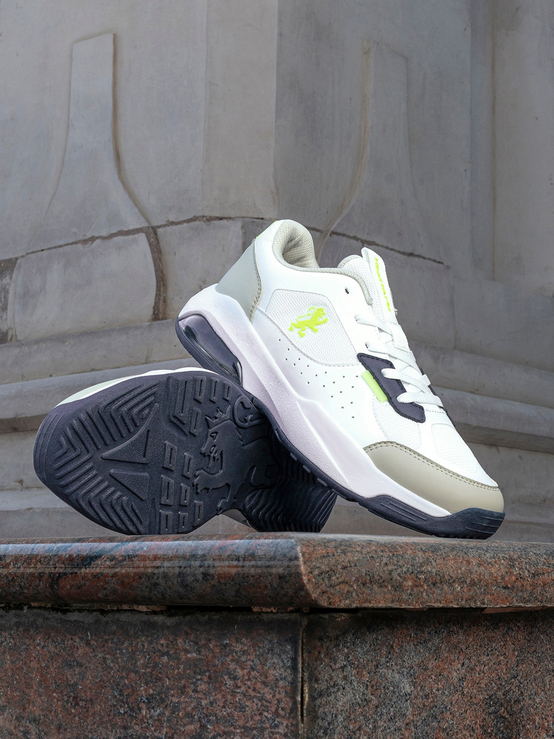 Red Tape Men Perforated Anti-Slip Ground Support Sneakers