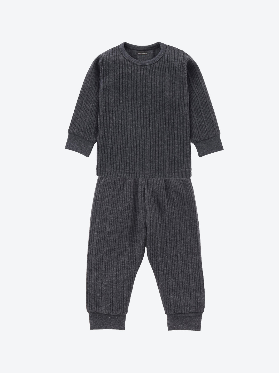 Aerowarm Infant Girls Striped Thermal Set