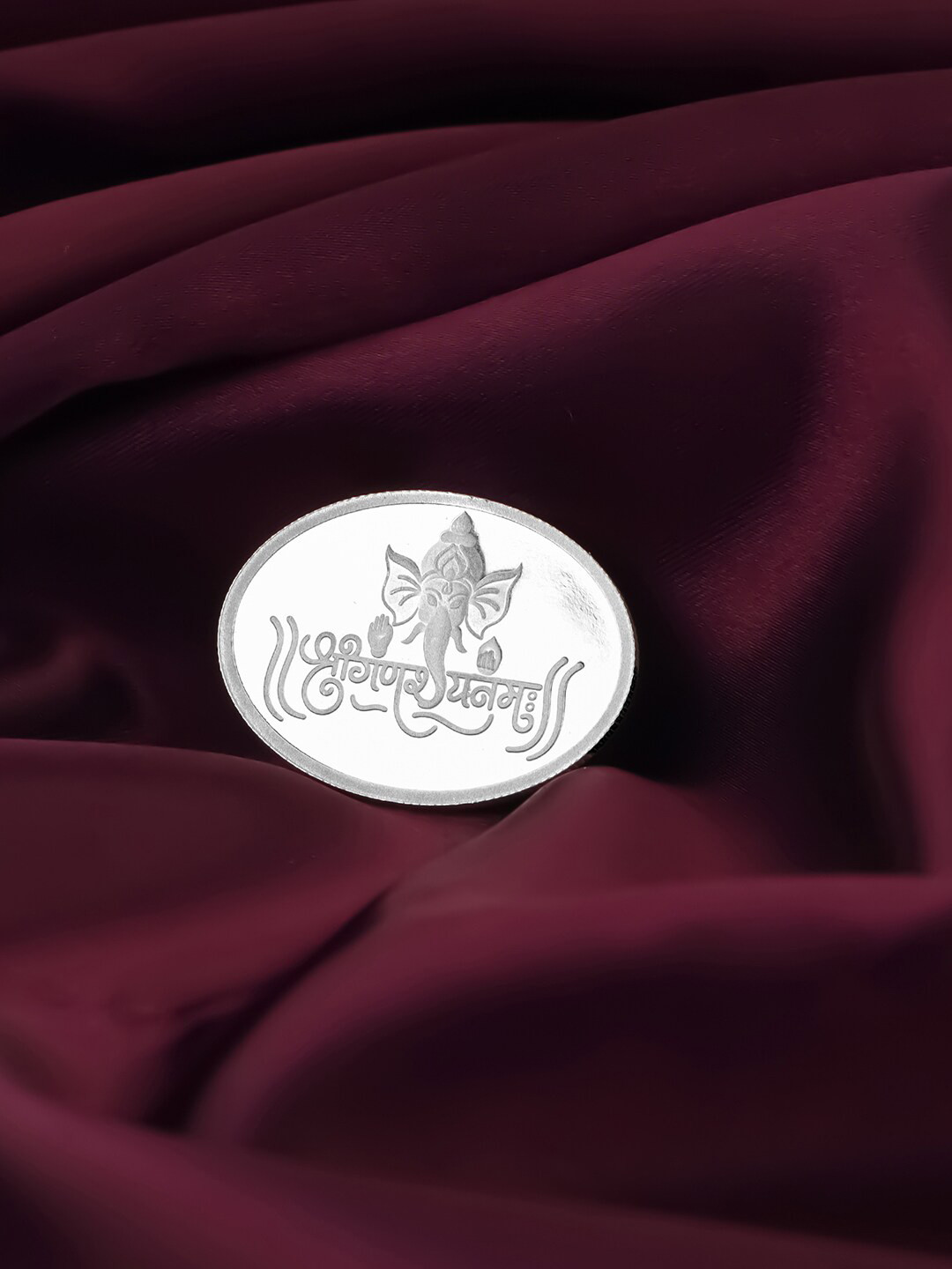 GIVA Ganpataye Namo 999 Sterling Silver Silver Coin-10g
