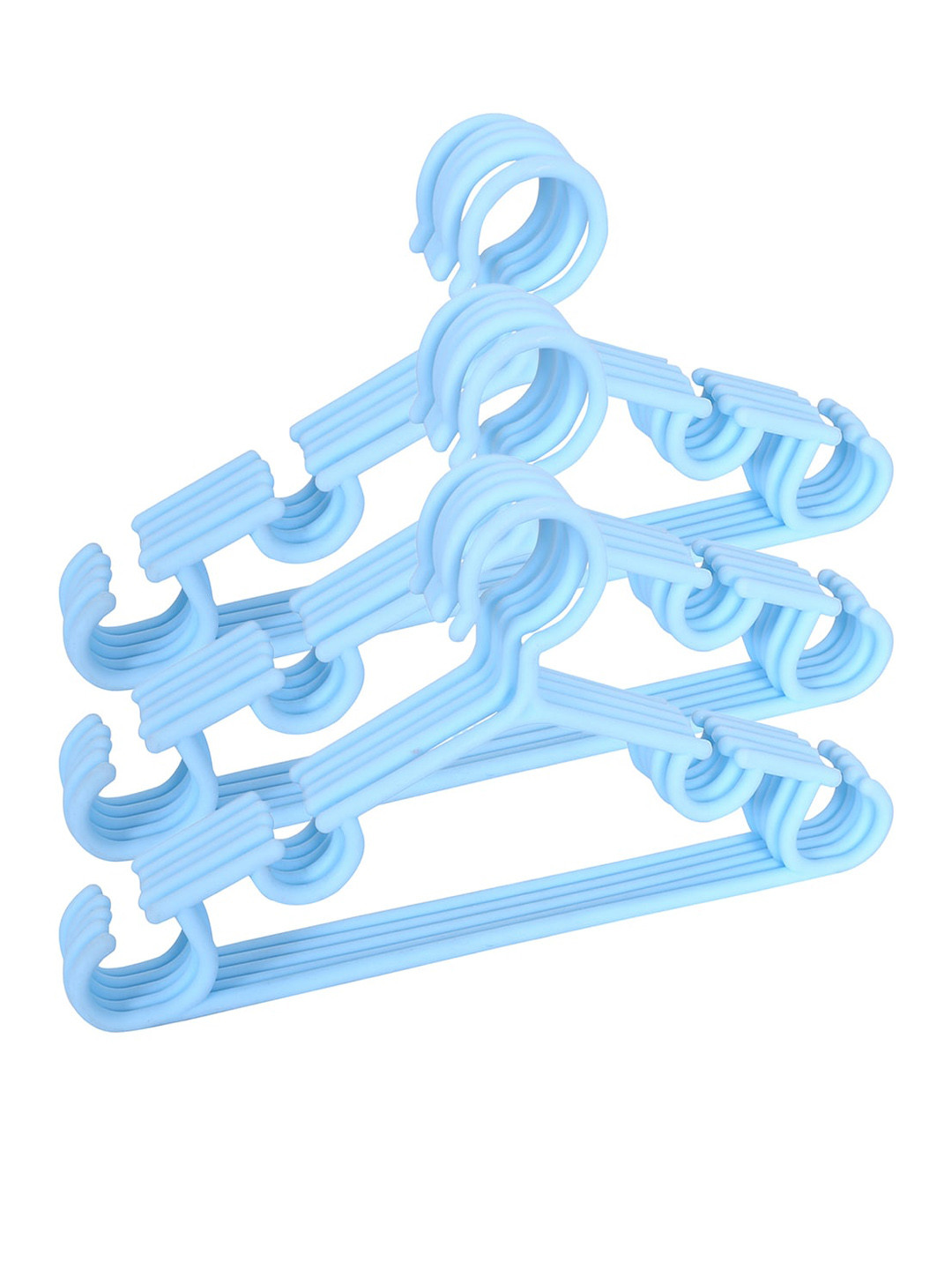 Kuber Industries Blue 15 Pieces Clothes Hangers
