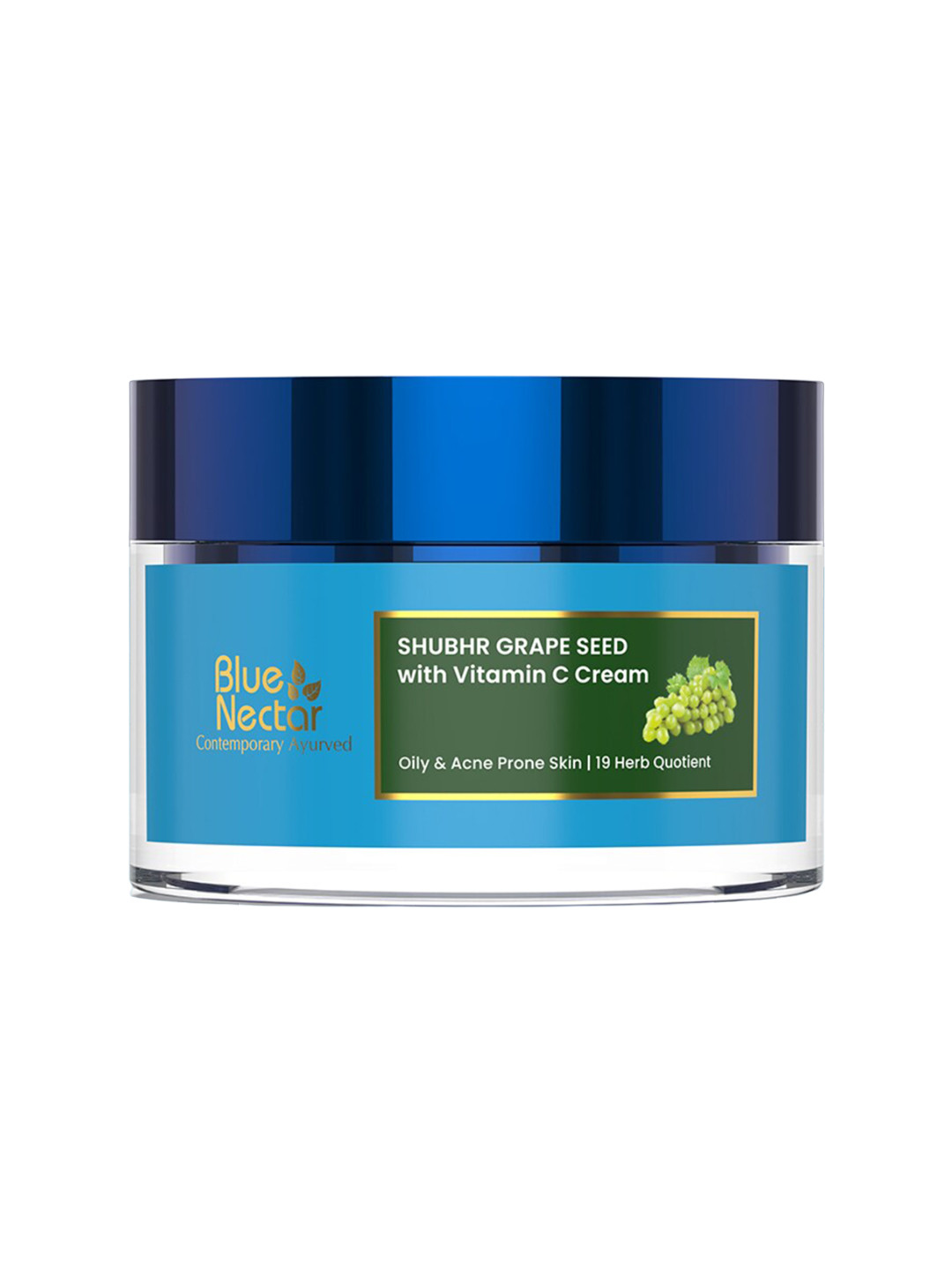 Blue Nectar Vitamin C Face Moisturizer Cream For Oily & Acne Prone Skin - 50g
